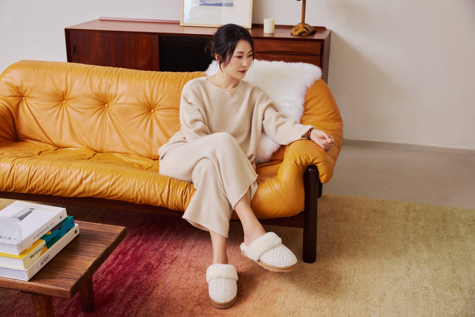 WAYSOFT slippers by a sofa